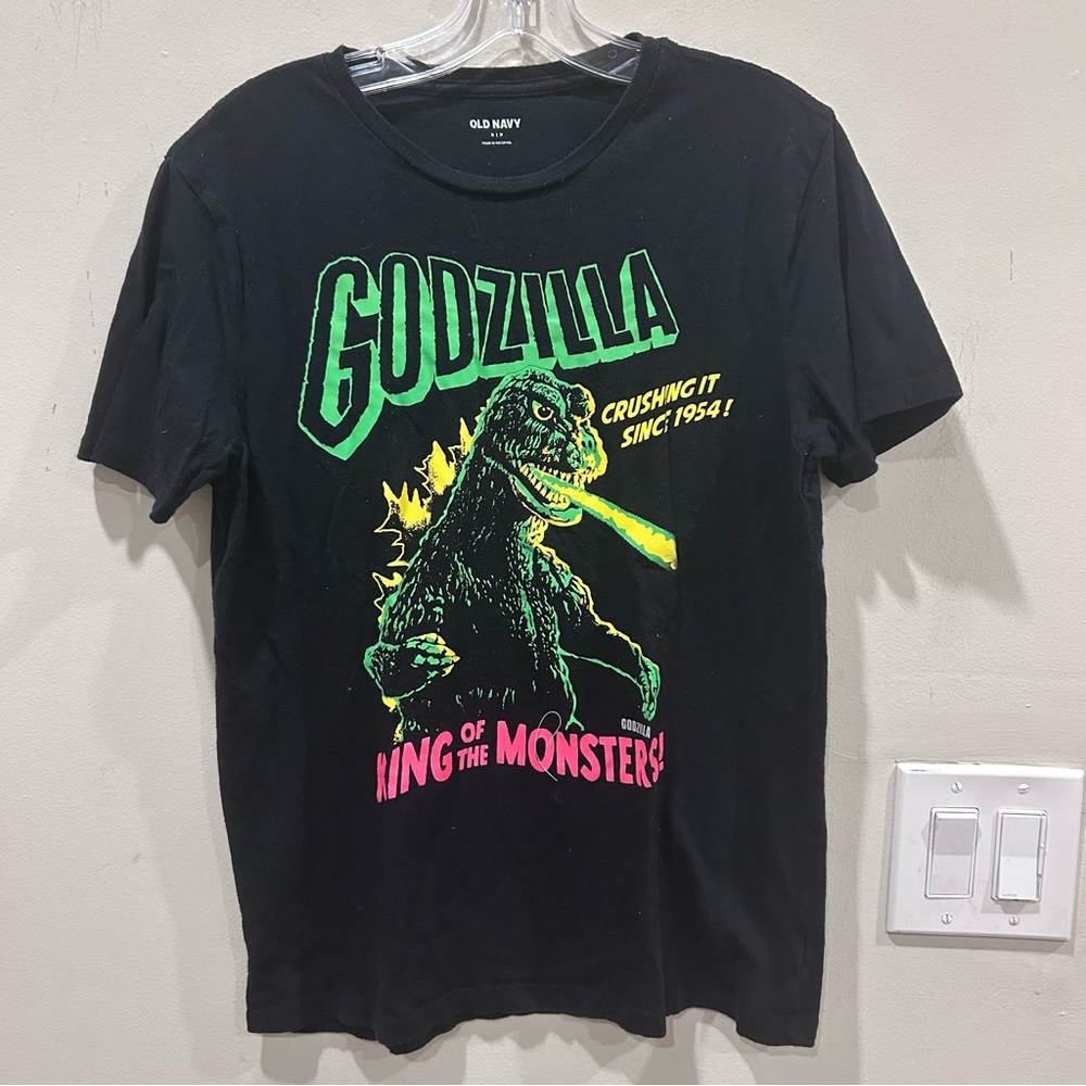 Old Navy Godzilla King Of The Monsters Neon T-shirt Godzilla size Small